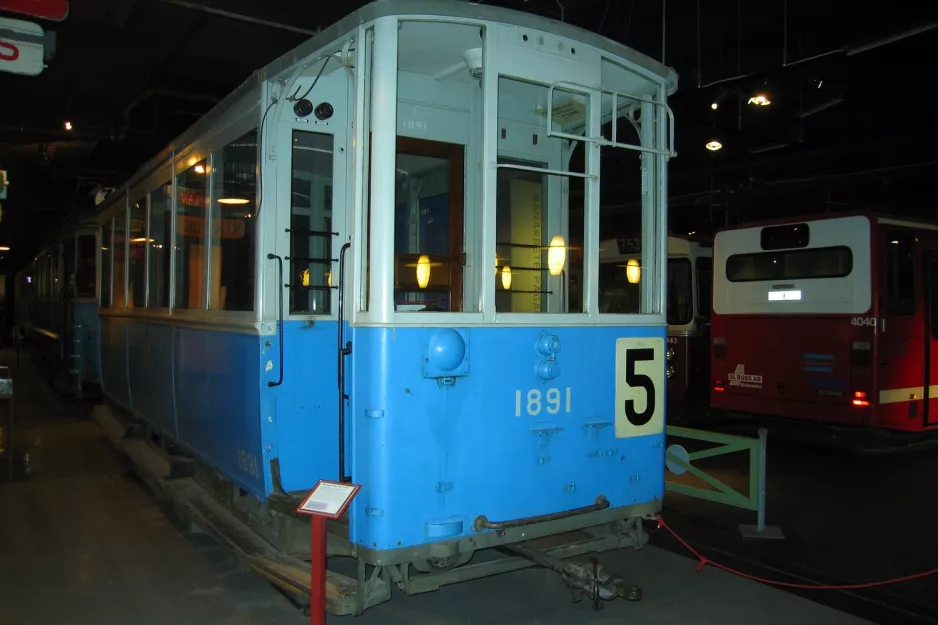 Stockholm Beiwagen 1891 auf Tegelviksgatan 22 (2011)