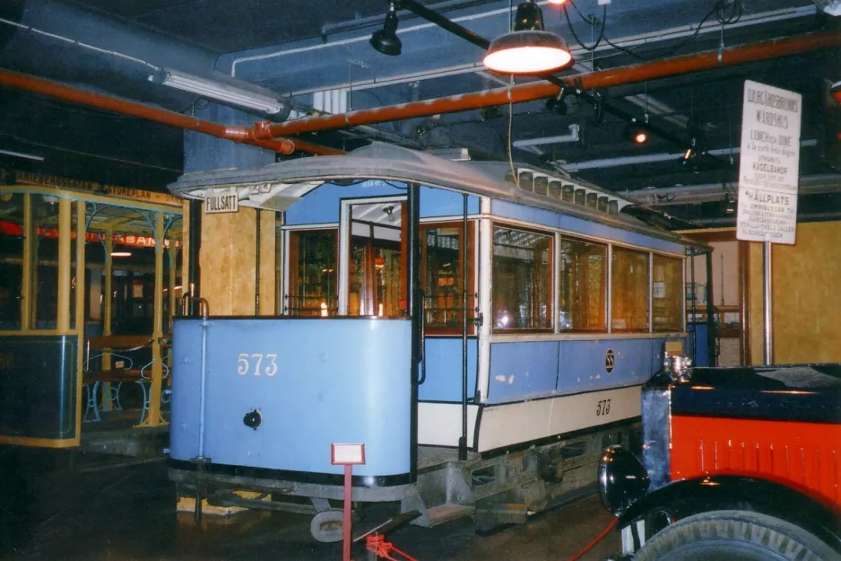 Stockholm Beiwagen 573 auf Tegelviksgatan 22 (2005)