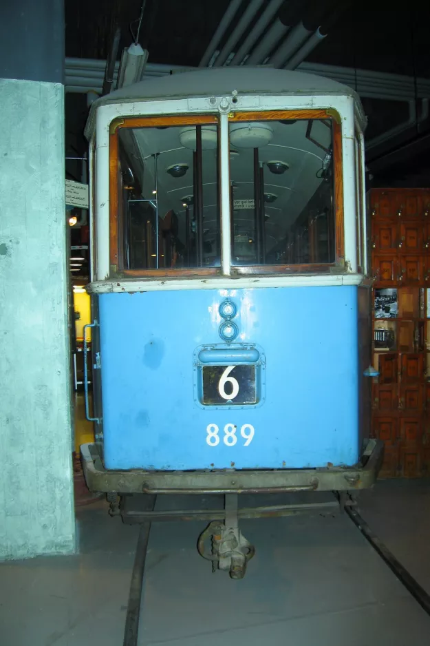 Stockholm Beiwagen 889 auf Tegelviksgatan 22 (2011)