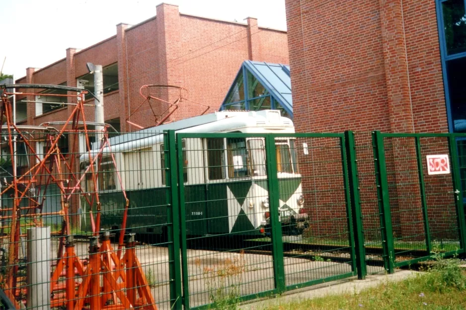 Strausberg Arbeitswagen 13 am Walkmühlenstr. (2001)