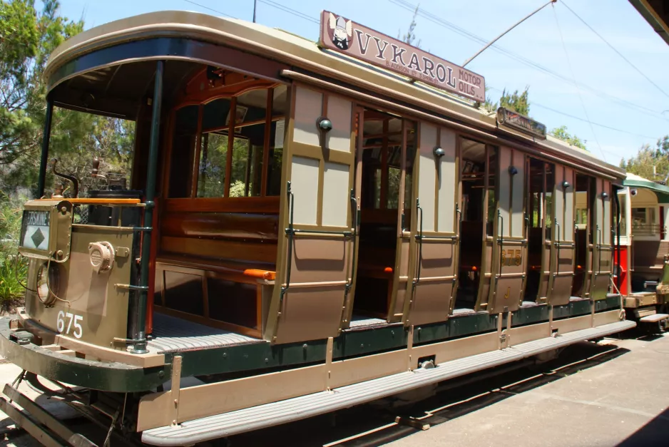 Sydney Triebwagen 675 im Tramway Museum (2015)