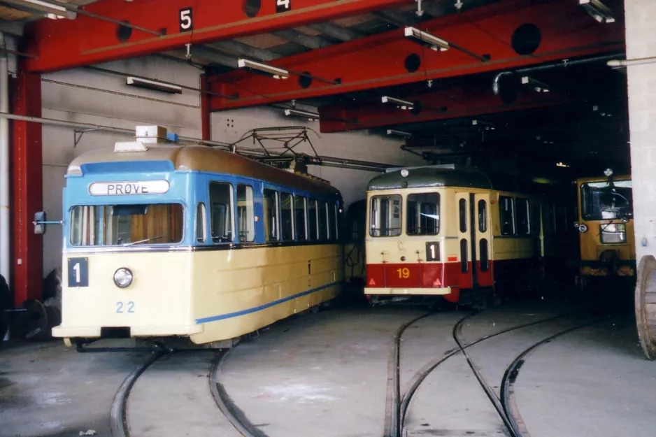 Trondheim Triebwagen 22 am Munkvoll (2005)