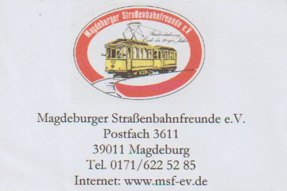 Visitenkarte: Magdeburg (2014)