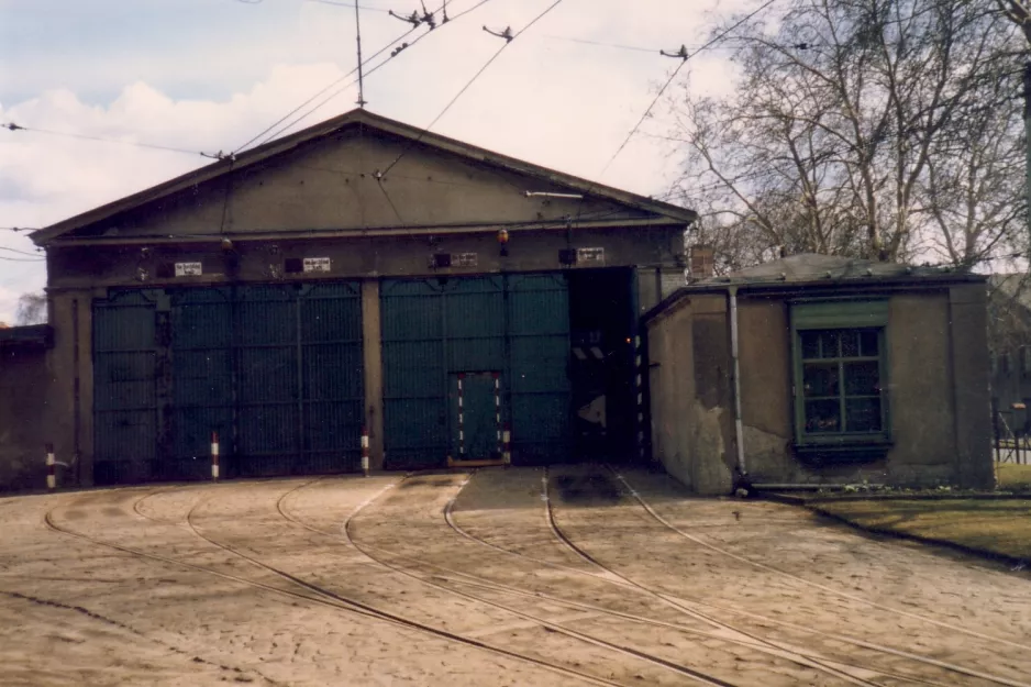 Woltersdorf das Depot Woltersdorfer Straßenbahn (1986)