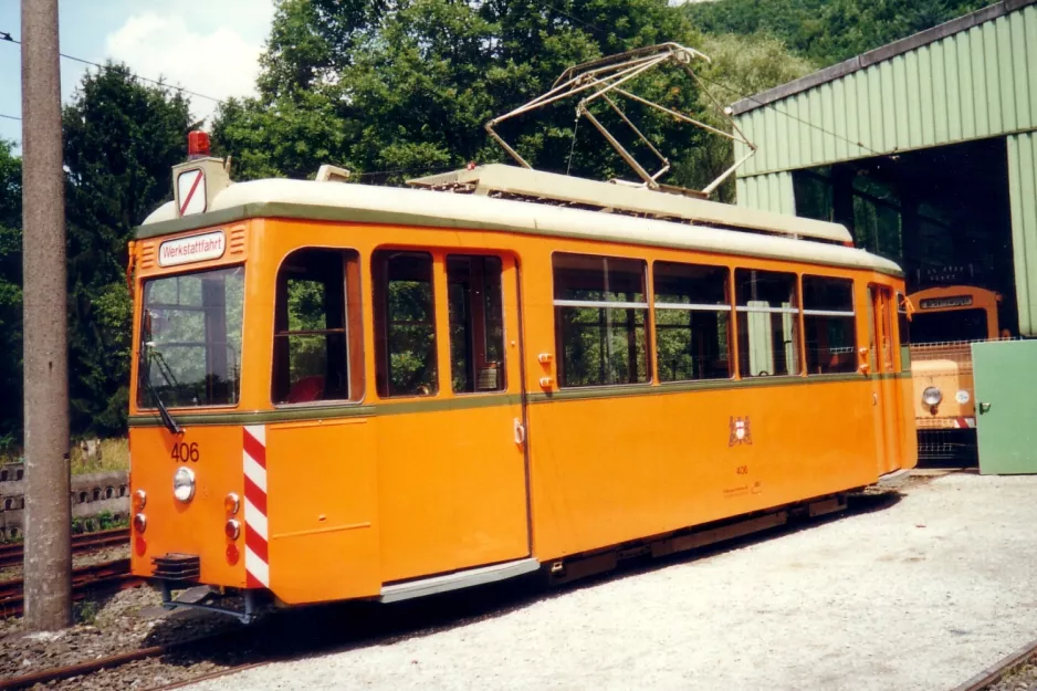 Wuppertal Arbeitswagen 406 vor Kohlfurther Brücke (2002)