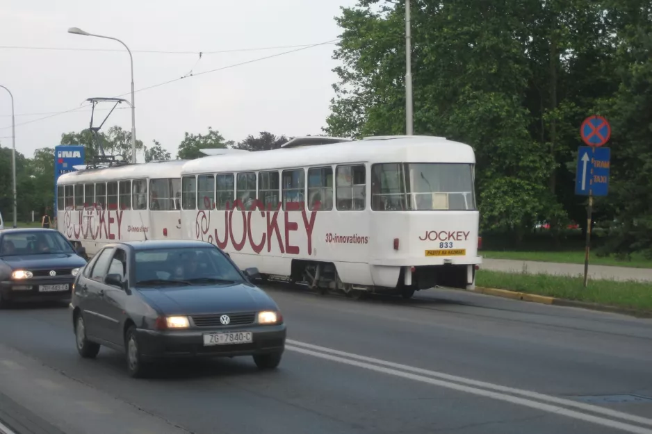 Zagreb Beiwagen 833 am Park Maksimir (2008)