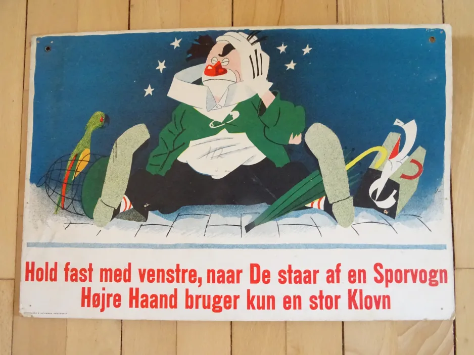 Zeichen: Hold fast med venstre, naar De staar af en Sporvogn
 (1955)