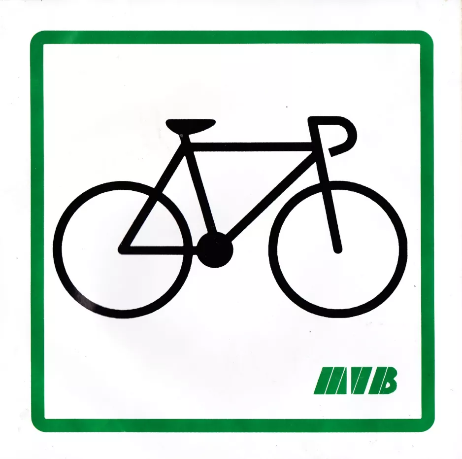 Zeichen: Magdeburg  Fahrradparkschild (2006)