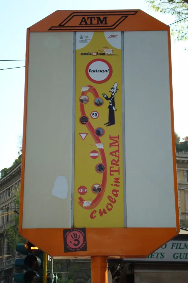 Zeichen: Mailand auf Piazza Castello (2009)