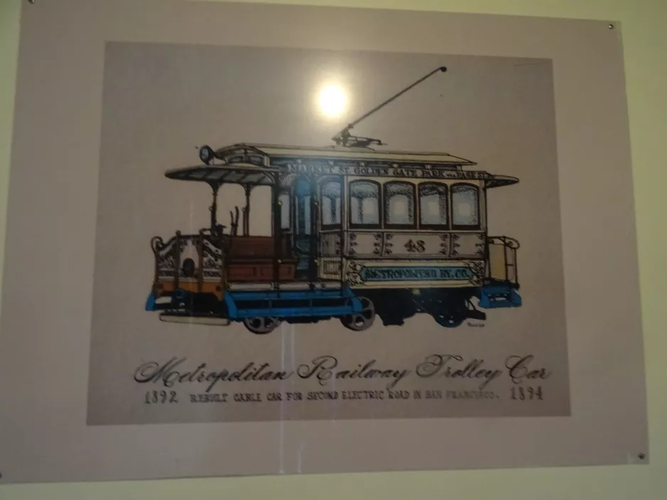 Zeichnung: San Francisco  Moetropolitan Railway Trolley Car (2023)