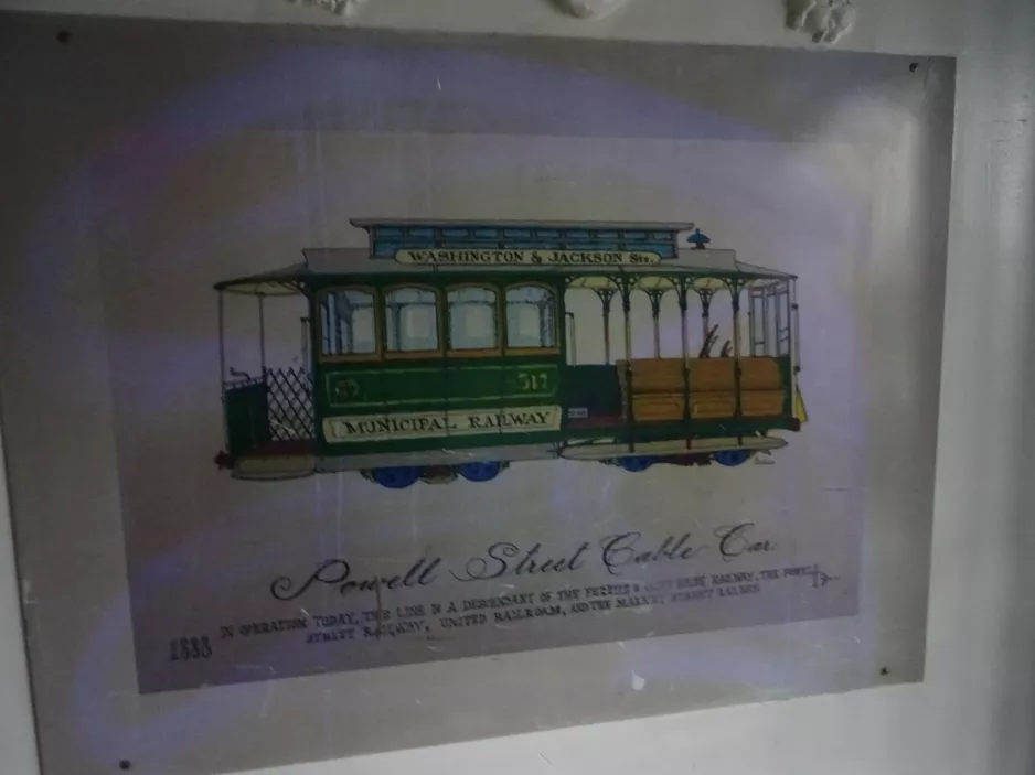 Zeichnung: San Francisco  Powell Street Cable Car (2023)