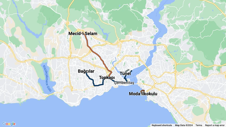 Metro Istanbul Linienkarte