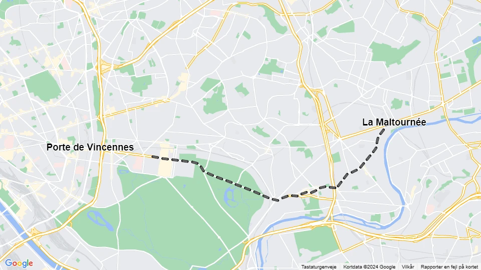 Société des Transport en Commun de la Région Parisienne (STCRP) Linienkarte
