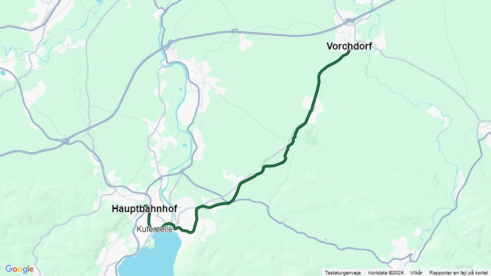 Verein Pro Gmundner Straßenbahn Linienkarte