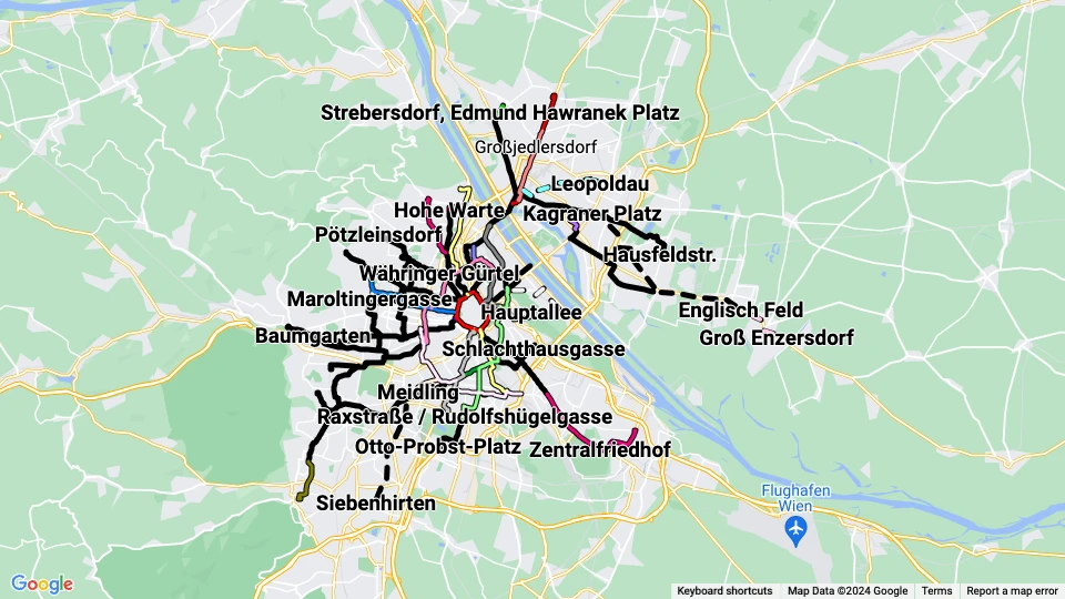 Wiener Linien Linienkarte