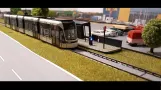 3D printed Odense Letbane - Stadler Variobahn in H0
