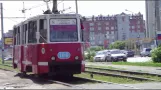 A few trams in Omsk 6 July 2009