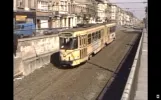 Brussels trams April 1990
