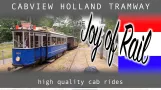 Cabview Holland [Tramway] Electrische Museumtramlijn Amsterdam 14jul 2019