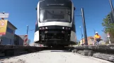 Letbanetoget bliver testkørt for første gang på sporet