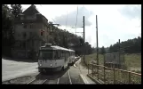 Liberec, Straßenbahnlinie 11 im Führerstand. Teil 1