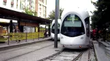 [Lyon] Citadis 302 - Aiguillage californien sur le tramway T1 à Gare Part-Dieu