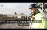 Machen Sie einen Rundgang und sehen Sie sich die Arbeiten am Bahnhof Glostrup an