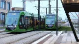 Spårvagnar/Trolleys/Trams in Lund, Sweden - Dec 2022 - 4k60