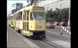 Straßenbahnen in Warschau im Juli 1989