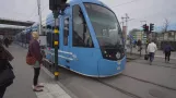 Sweden, Stockholm, tram ride from Alvik to Årstaberg train station