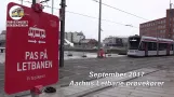 Testfahrer der Stadtbahn Aarhus