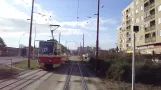 Tram line n. 5, Bratislava, Slovakia, in real time, part 1