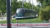 Tram Strasbourg: Terminus Krimmeri; été 2009
