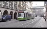 Trams in Erfurt (Thuringia, Germany)