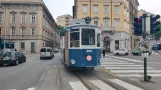 Trieste, il tram fa le prove in piazza Dalmazia