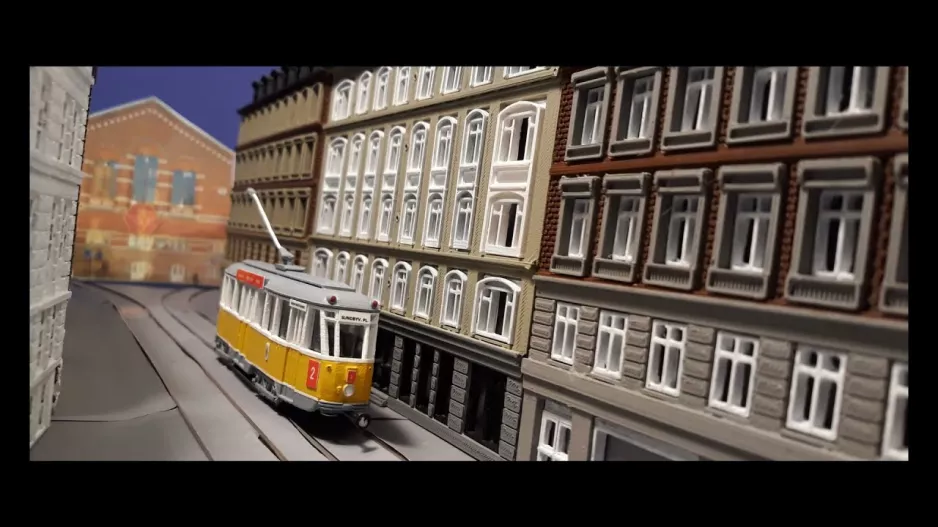 3D-gedruckte Kopenhagener Drehgestellstraßenbahn - "Dukkelise" - in H0