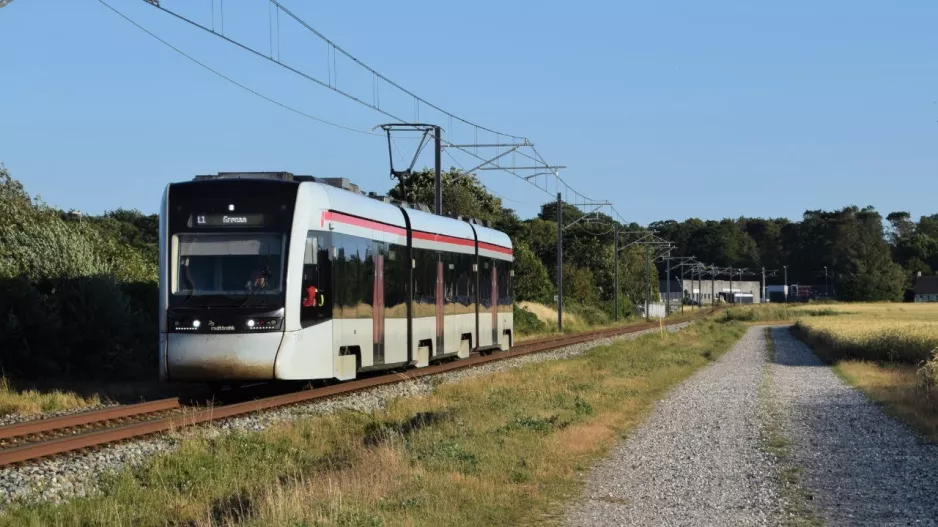 Aarhus Light Rail in Djursland Juli 2023