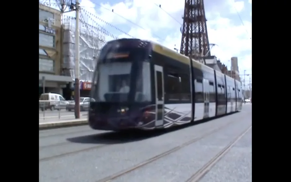 Aktion der Blackpool Tramway (15. Juli 2012)