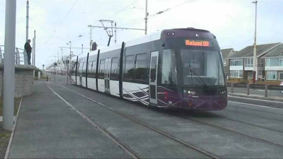 Blackpool's new Bombardier Flexity Tram