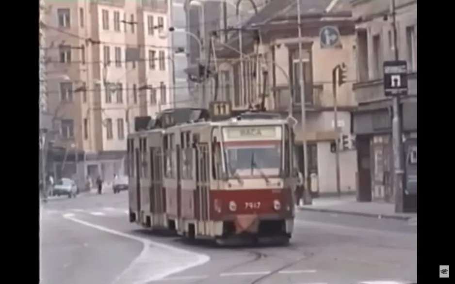 Bratislava Straßenbahnen 29. April 1995