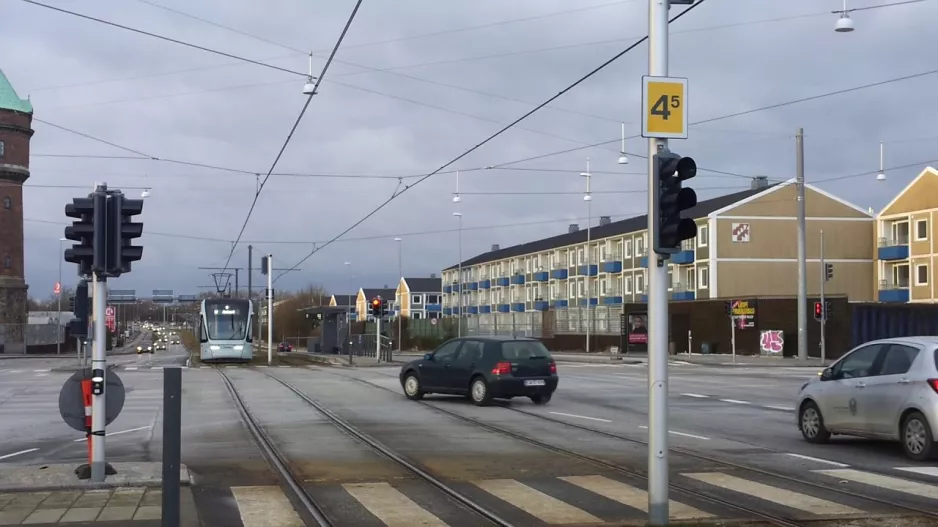 Dänemark, Aarhus neue Straßenbahn und Linie (Aahus neue Straßenbahn) d. 3.3 2018