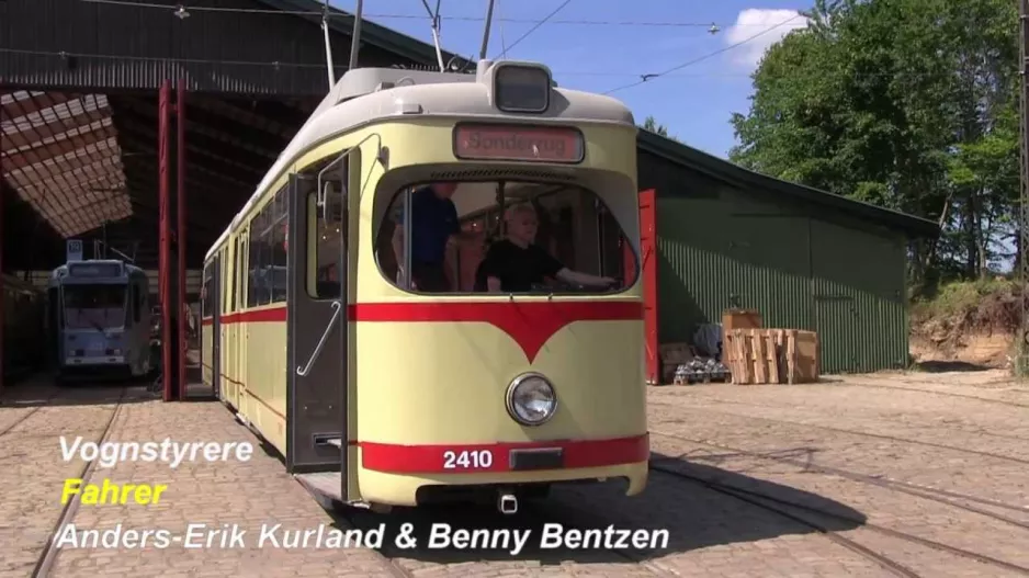 Das Eisenbahnmuseum - Rheinbahn 2410 auf Probefahrt