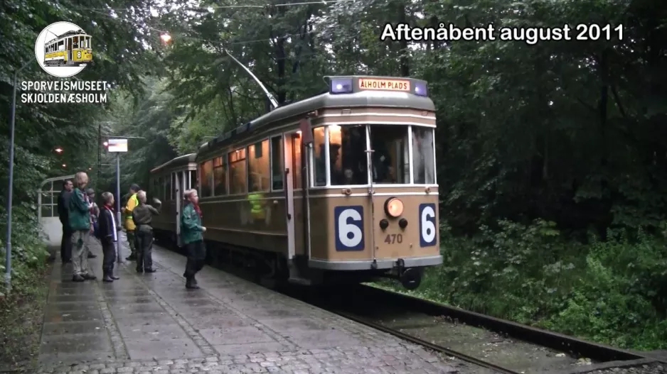 Das Straßenbahnmuseum – Abends geöffnet im August 2011