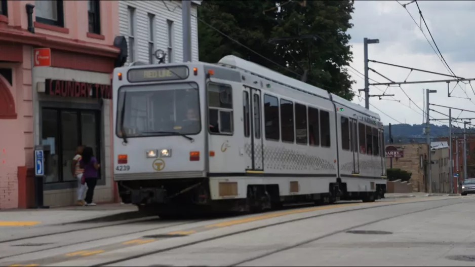 Detour: Pittsburgh "T" Trains run through Allentown