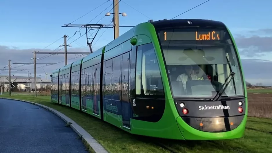 Die Straßenbahn in Lund