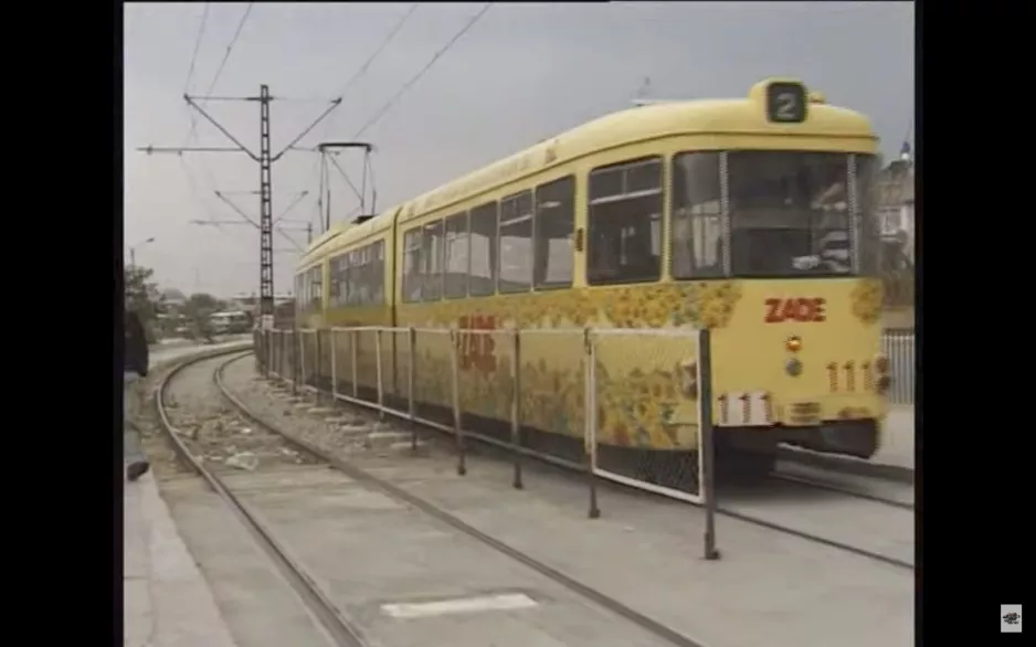 Duewag Straßenbahnen in Konya, Türkei 1998