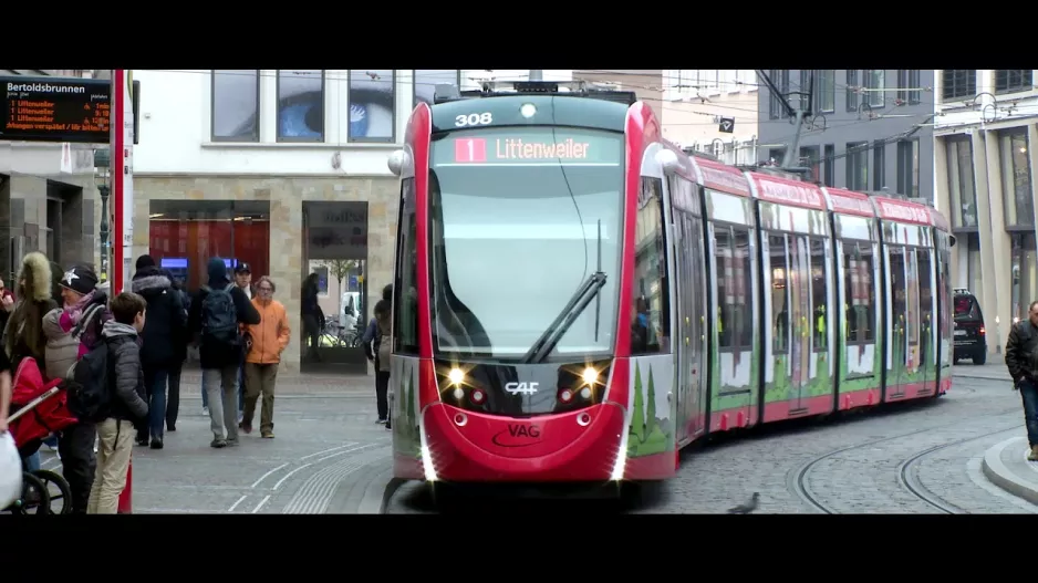 Erste CAF-Straßenbahnen in Deutschland im Einsatz