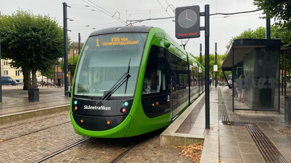 Fahren Sie mit der Straßenbahn in Lund