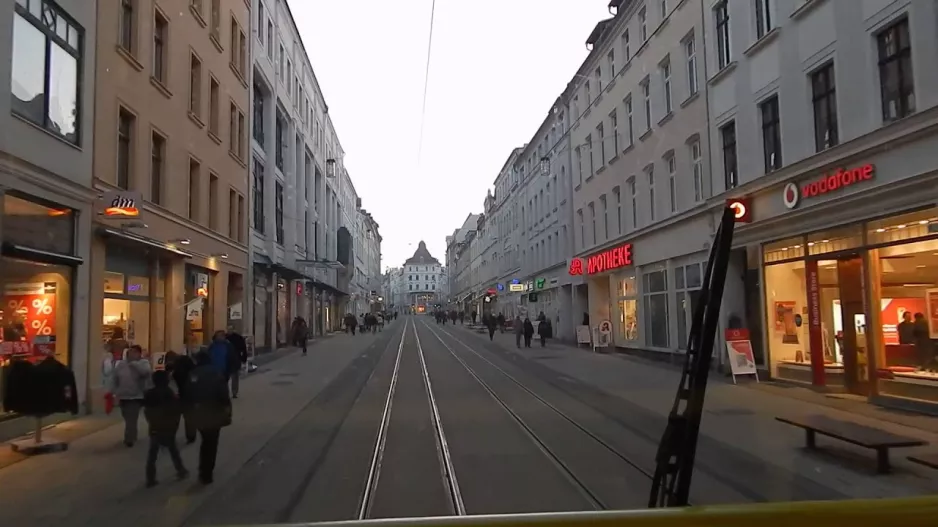 Görlitz Straßenbahnlinie 3: Weinhübel - Königshufen / Am Marktkauf