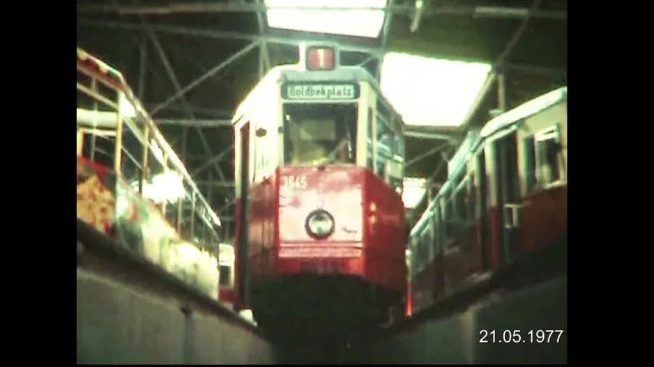 Hamburger Straßenbahn, Betriebshof Krohnskamp 1974 und 1977